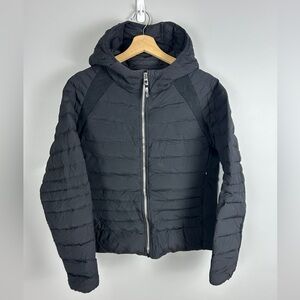 RUDSAK Lena Xtra-Light Down‎ Puffer Coat Black Large Winter Ski Layer Luxury